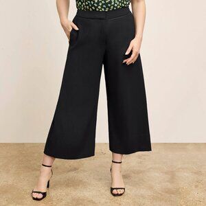 MM LaFleur Zhou Culotte Eco Soft Wave in Black size 6